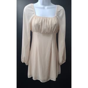 Altar'd State women's dress petal pink Size XS Babydoll Y2k romantic soft girl